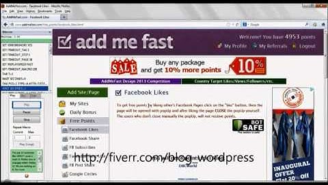 Addmefast iMacros Script 100% Working Latest Addmefast iMacros Scripts 2013