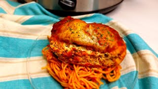 Stuffed Chicken Marinara Crockpot Recipe