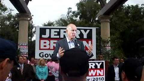 Jerry Brown Rally in Stockton, CA