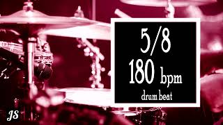 180 bpm - 5/8 drum beat