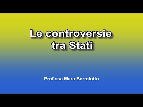 Video: Quali Sono I Tipi Di Controversia