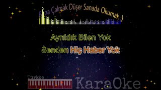 Ayrıldık Bilen Yok Karaoke (Orhan Esen-Aysun Taşçeşme)