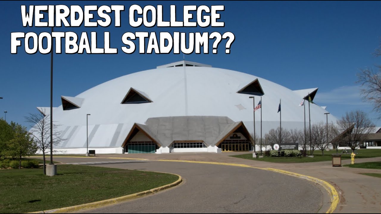 Top 15 WEIRDEST College Football Stadiums Win Big Sports