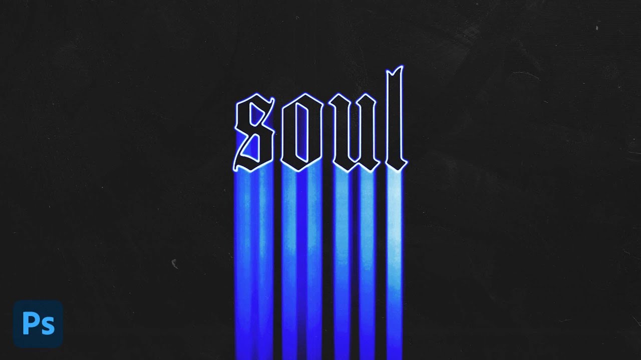 Daily Design Tutorial - Photoshop Typography Poster - Free assets - YouTube