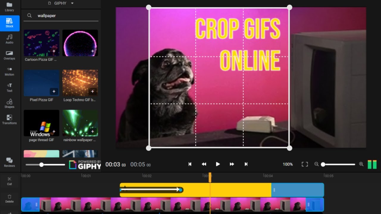 🔴 How to make a GIF from a  Video Online 