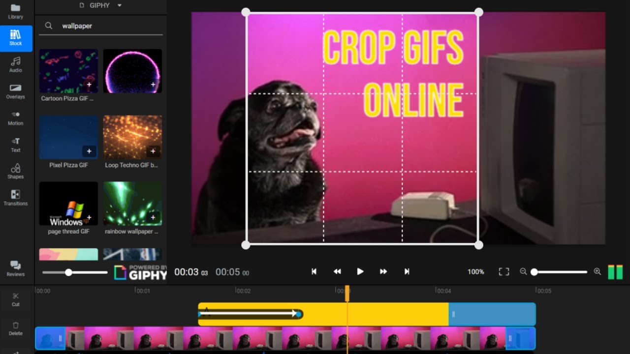 GIF Editor Online, How to Crop A GIF