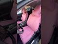 Lexus RX установка розовых чехлов