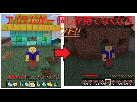 [最恐難易度,簡単コマンド]一つしかアイテムが持てなくなるコマンド!!