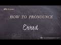 How to Pronounce Erred (Real Life Examples!)