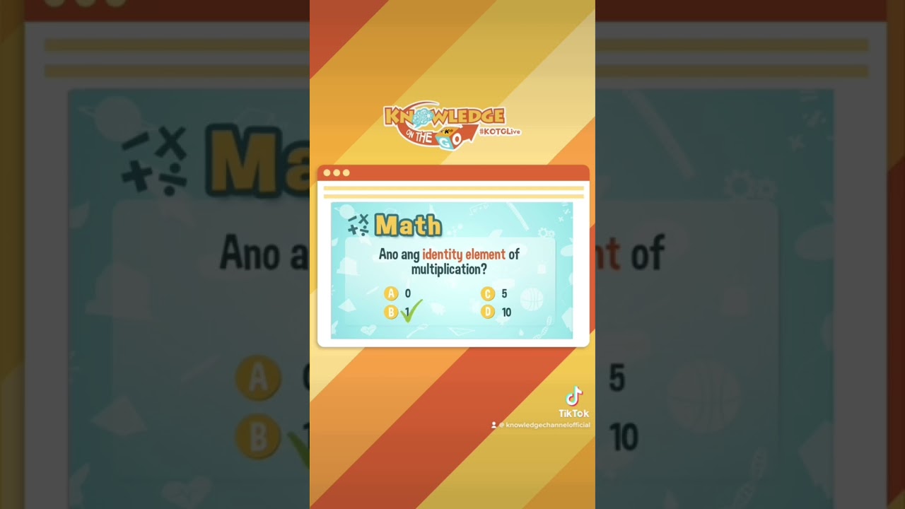 Test you multiplication skills sa ating KOTG 