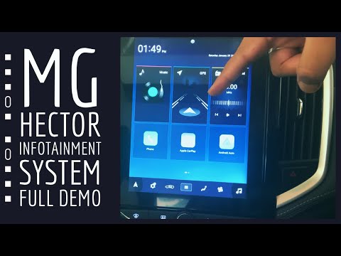 MG Hector Infotainment System Full Demo | Shine Variant Infotainment System Demo | Vlog - 12