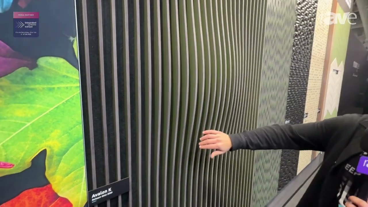 ISE 2026: Artnovion Talks About Avalon K Broad Acoustic Absorber Diffuser