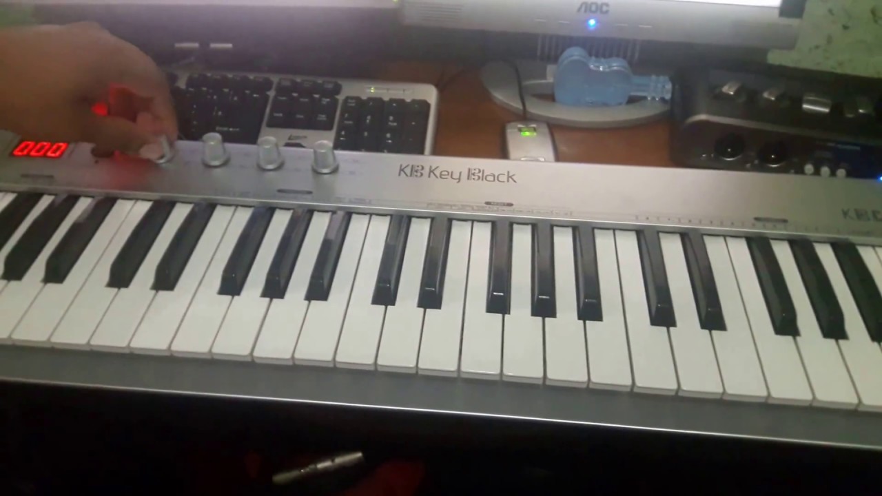 kontankt , no controlador KB Key Black C49,SAMPLE EEG Strawberry