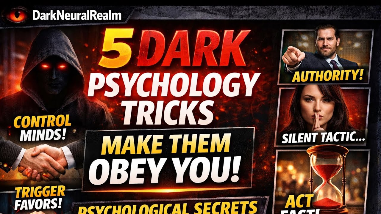 Dark Psychology: 5 Tricks That Make Anyone Obey You Instantly - YouTube