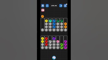 Lv 482 Ball Sort Puzzle - Color Game (Guru Game) #ballsortpuzzle