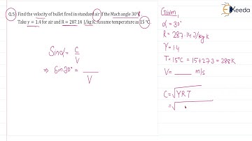 Understanding Velocity & Mach Number Calculations | Solving GATE Numerical 5