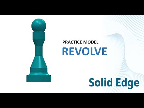 Solid Edge Tutorial for Beginners | Learn 3D Modeling Using Revolve Feature | 3D SOFT