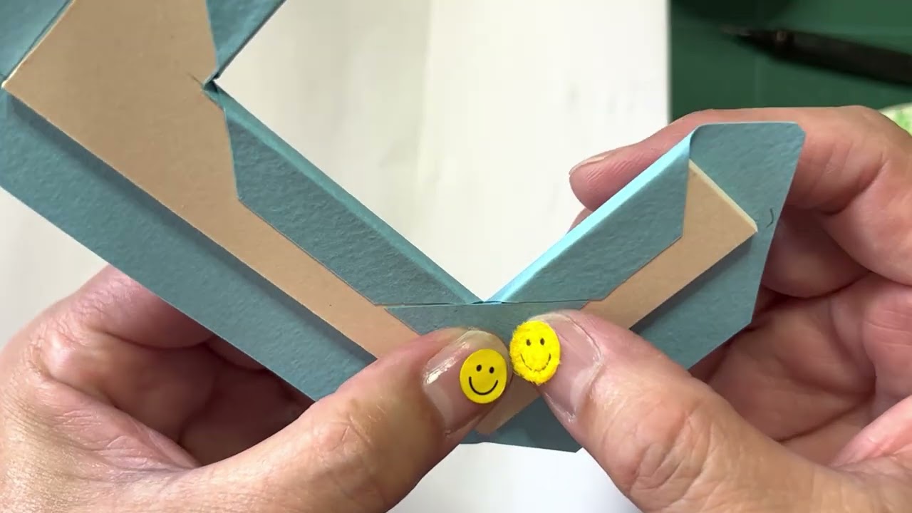 カルトナージュ⑫　厚み部分に厚紙が見えてしまう時の処理方法について　2023年5月9日