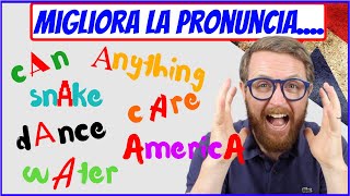 Pronuncia INGLESE per Italiani!! Ci sono 7 modi per pronunciare 'A'!!