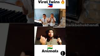 Viral Beatboxing Twins × Ritwik Animals Cover 🔥   #youtubeshorts #shorts #beatboxing #ritwikbeatbox❤