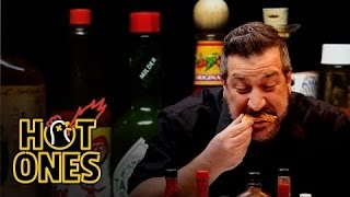 Joey Fatone Talks *NSYNC, DJ Khaled, and Guy Fieri While Eating Spicy Wings | Hot Ones