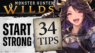 Top 34 Essential Tips I WISH I KNEW SOONER Before Starting Monster Hunter Wilds - Beginner Guide