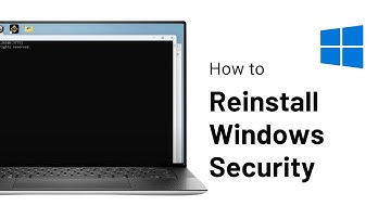 How to Reinstall Windows Security in Windows