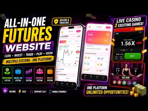 All-in-One Earning Website 😱 | Investment + Trading + Micro Job + Live Casino!