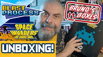 SPACE INVADERS - THE BOARD GAME Unboxing! | Bruno