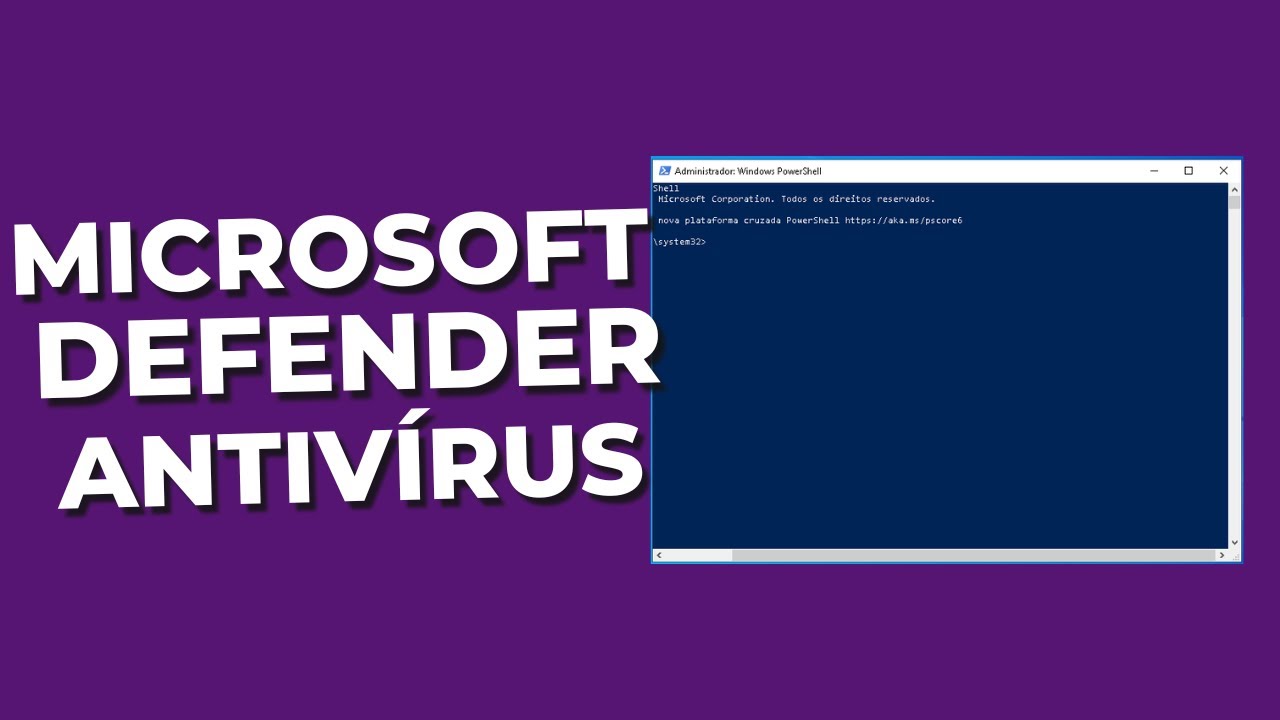 Como Usar Microsoft Defender Antivírus No PowerShell No Windows 10 ...