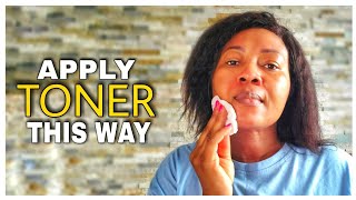 HOW TO APPLY TONER CORRECTLY ON YOUR FACE TO AVOID SKIN IRRITATION screenshot 5