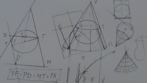 Demostrar la sección parabólica de un cono