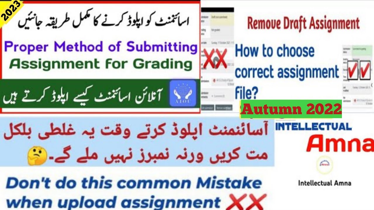 assignment submission aiou 2022