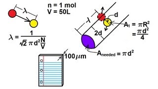 Physics 32 Kinetic Theory of a Gas (9 of 10) Mean Free Path