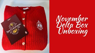November 2021 Delta Box Unboxing