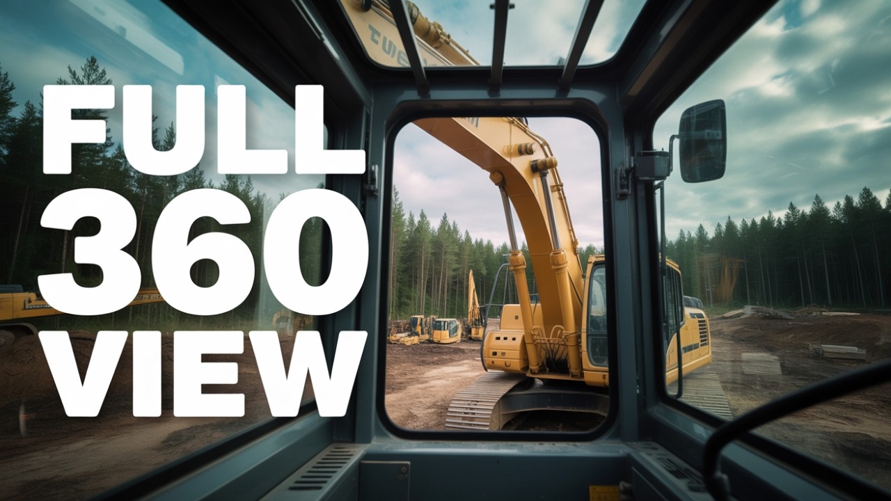 Full 360° Excavator Operation - Operator's Perspective - YouTube