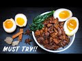 Simple LU ROU FAN w/ Ramen Egg Recipe | Taiwanese Braised Pork 滷肉飯