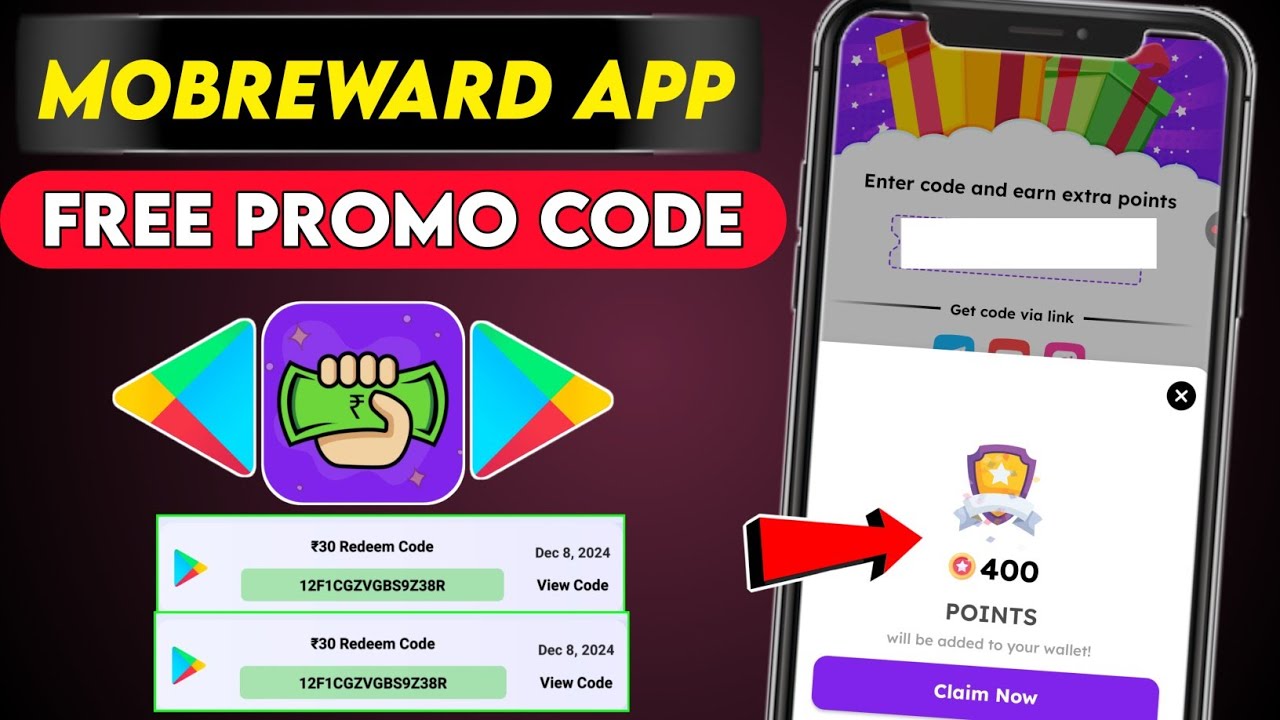 🥳MobReward App Promo Code | Free Redeem Code | Free Redeem Code App | Redeem Code App | Redeem Code