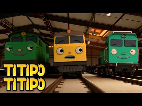 TITIPO TITIPO 🚂 | The Little Trains and Buses Who Solve Problems | Hindi Cartoons | Titipo Titipo...
