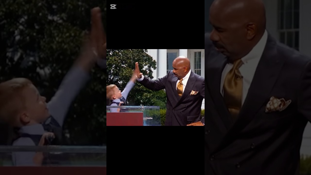 Meet the little Mayor with Steve Harvey 