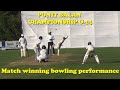 Match winning bowling performance