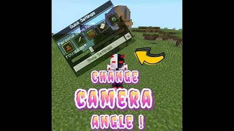 How to change camera angle in Minecraft pe ⛏️⛏️ #minecraft #gaming #minecraftlive #minecraftcoding