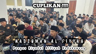 cuplikan Nadzoman Alfiyah 1002 bait Ponpes Riyadul Alfiyah Kadukaweng 