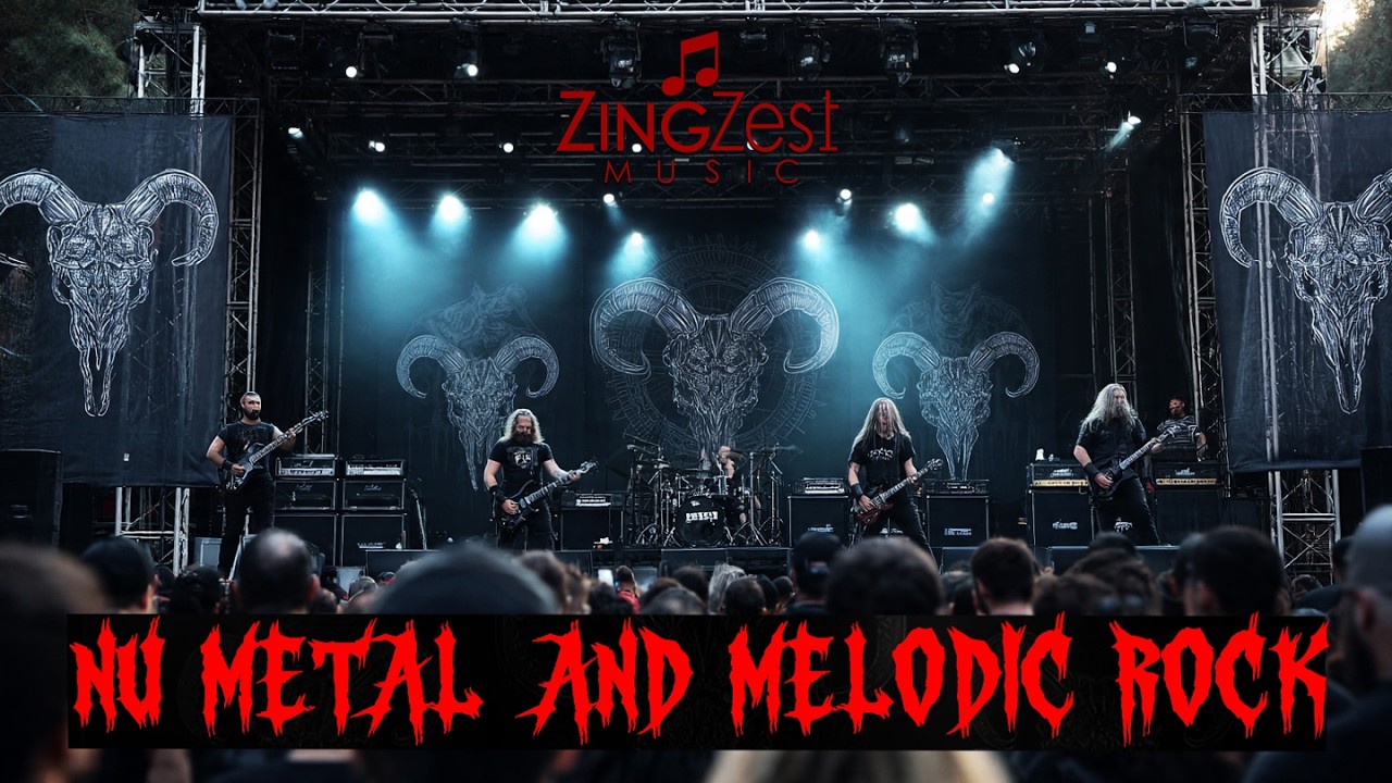 Heavy Guitar Riffs and Melodic Hooks Emotional Intensity of Nu-Metal and Melodic Rock 2000s No Vocal