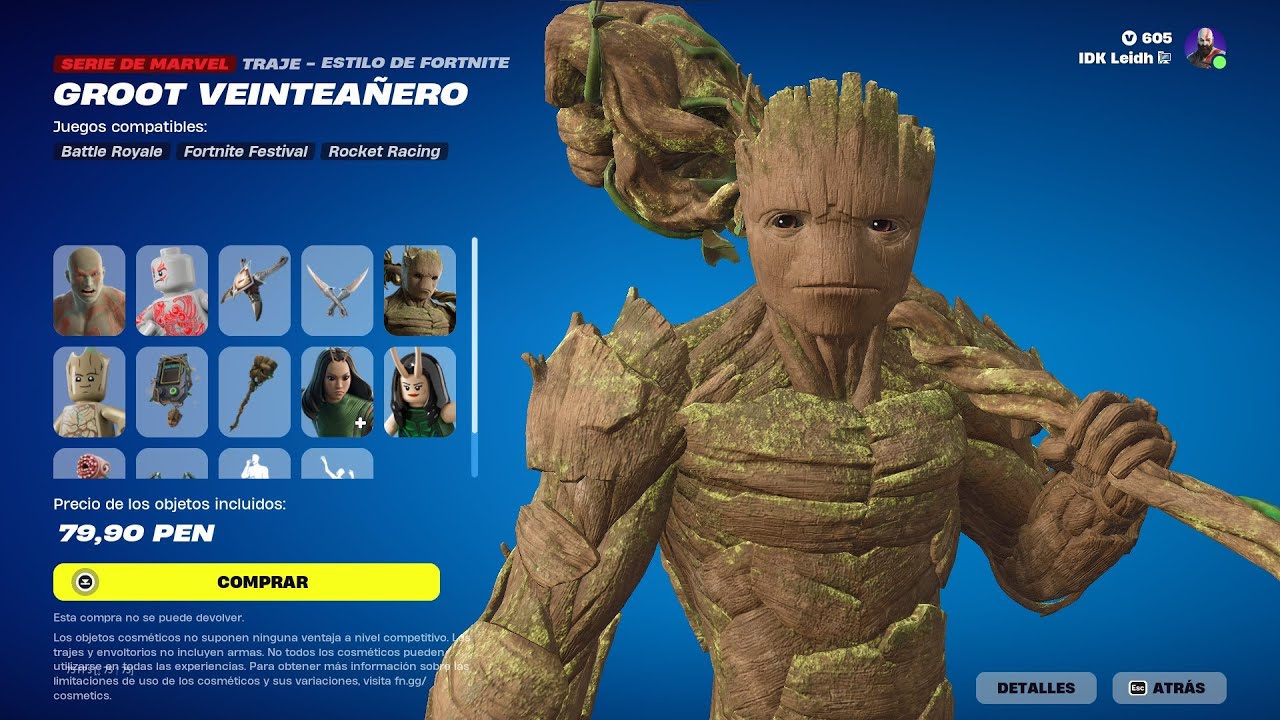 NUEVO PACK *GUARDIANES DE LA GALAXIA* NUEVA TIENDA FORTNITE HOY 28 DE ...
