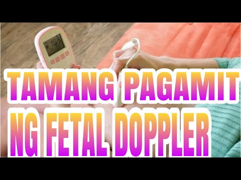 Video: Paano gumagana ang isang fetal Doppler?
