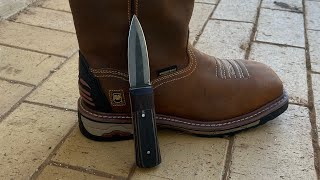 Making a cowboy boot knife