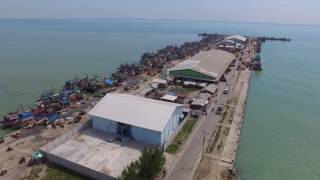 DJI suasana pelabuhan dermaga rembang  juni 2017