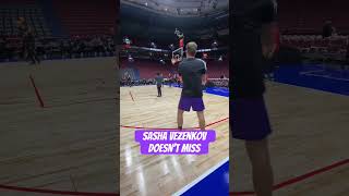 Sasha Seems Ready For His First Preseason Game