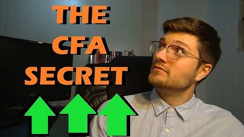 The SECRET to Passing the CFA Exams
